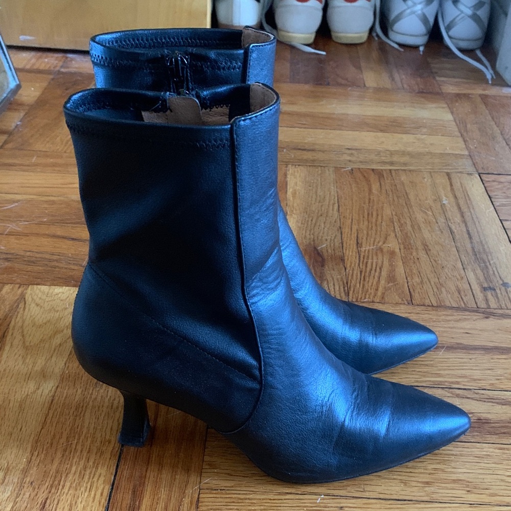 Madewell Justine Leather Ankle Boots
